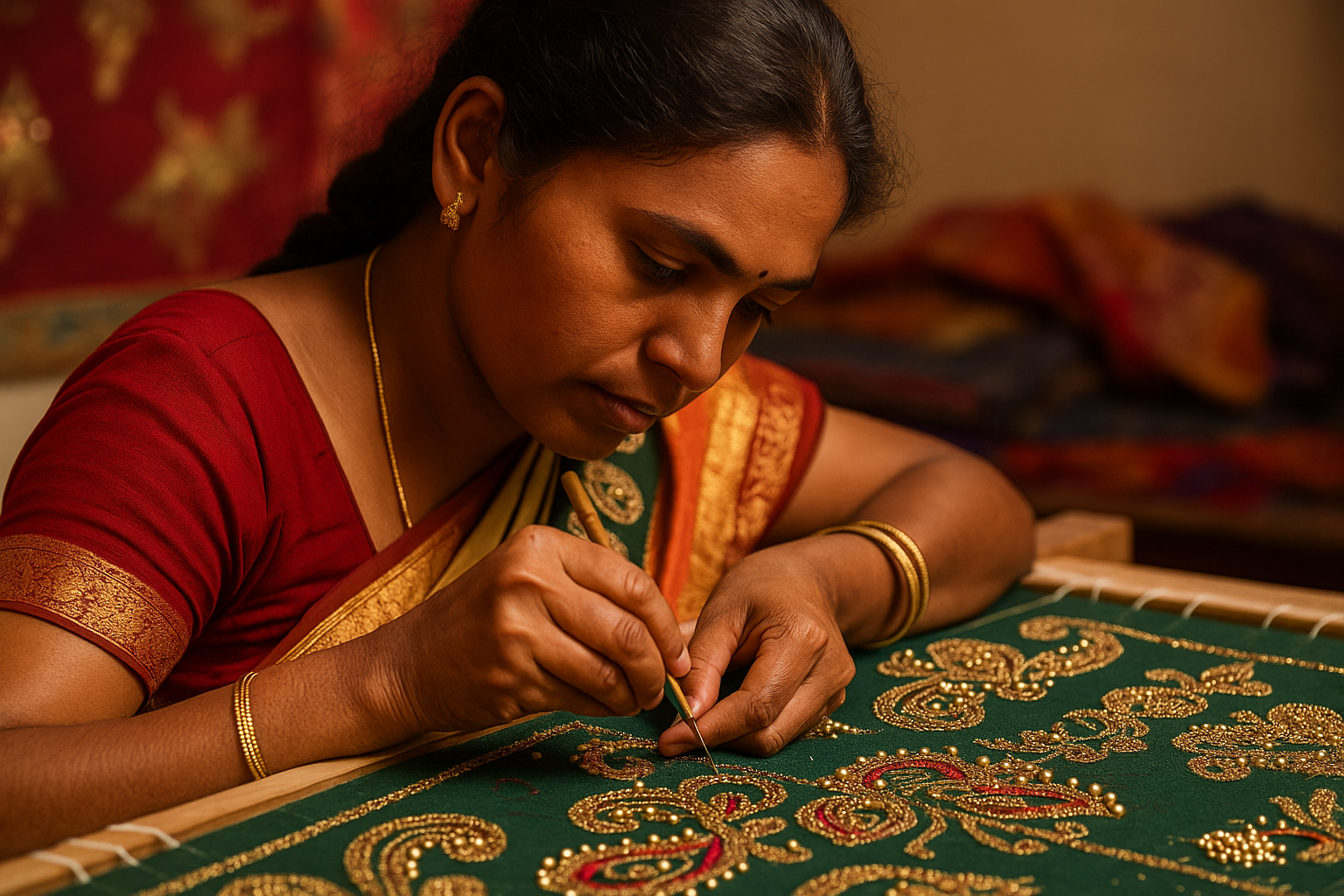 Aari Work (Basic & Advanced)